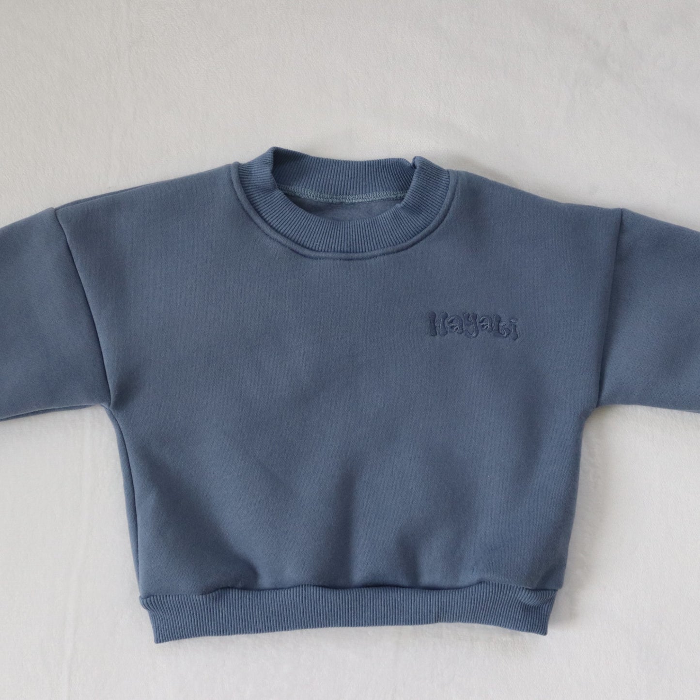 Oversized Children's Tracksuit - Cloudy Blue