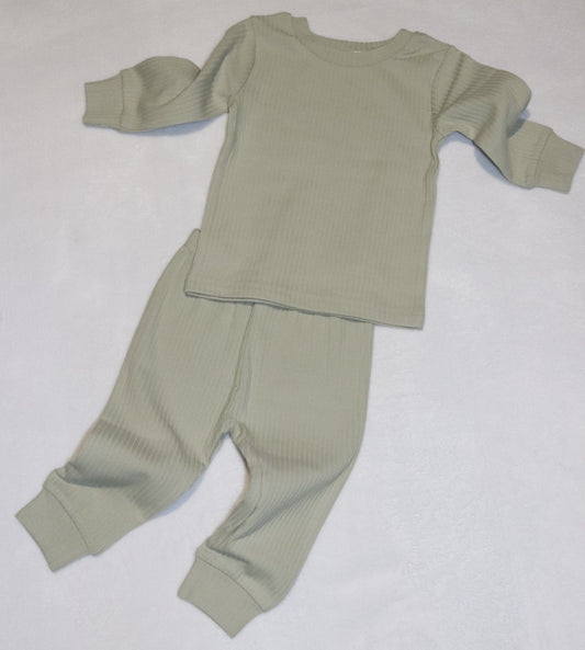 Children's Loungewear Set - Sage Green